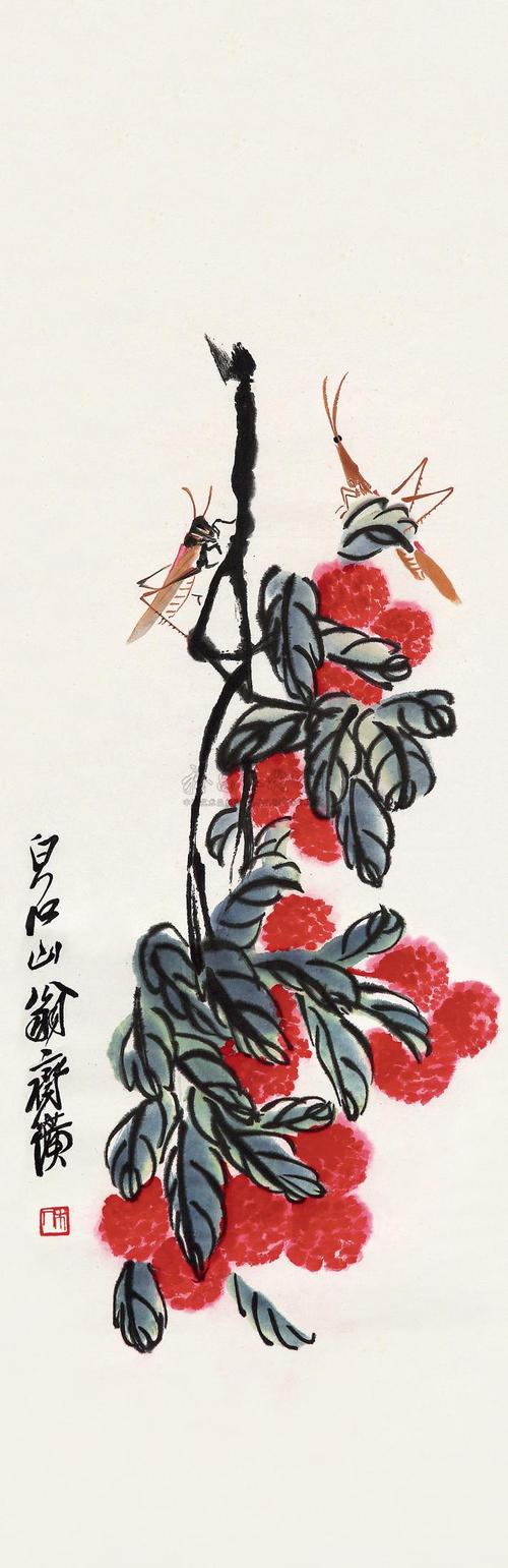 0555 花卉 水印木刻