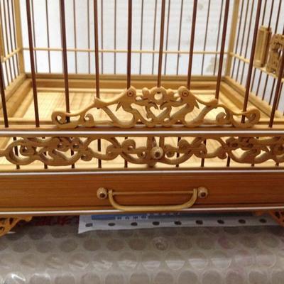 老竹方笼竹笼绣眼笼方形笼鸟笼花门花脚小鸟笼竹鸟笼子