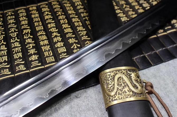 精品雁翎刀 龙泉精品刀剑