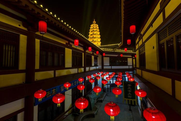 定州崇文街夜景