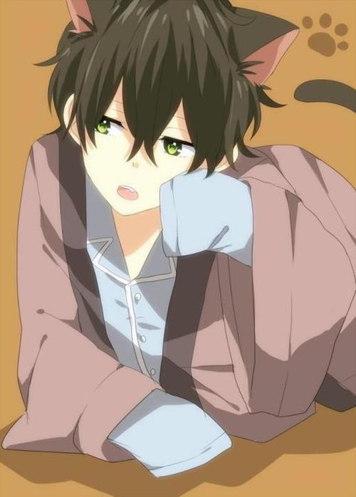 和服少年猫耳