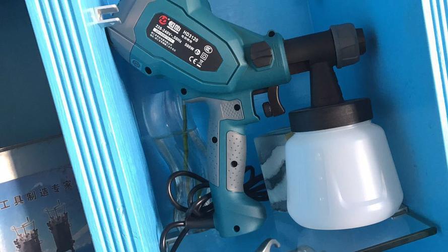 恒动 电动喷枪 电动喷漆枪小型油漆喷枪 家用喷枪diy喷漆枪图片