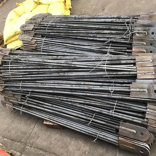 带孔带板小头勾斜支撑 装配式pc斜支撑 建筑工地支撑墙版