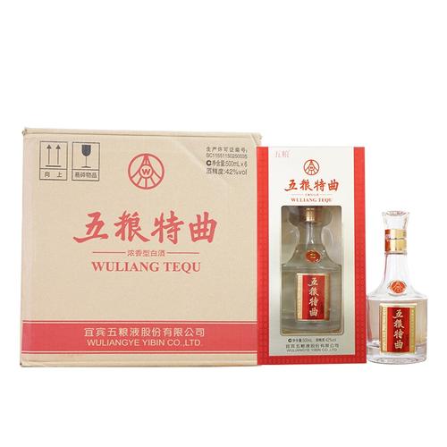 五粮液 股份出品 五粮特曲 42度 浓香型白酒 500ml单瓶装