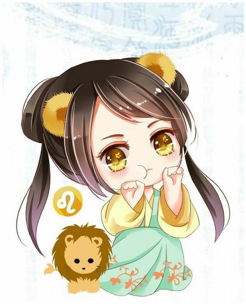 12星座q版古装女简笔画