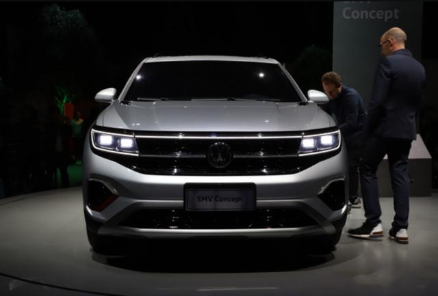 2019上海车展:大众 smvconcept亮相,车长超5米,轴距超