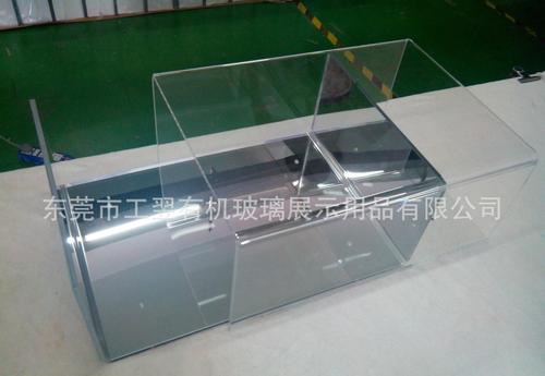 有机玻璃抽屉式推拉盒子 亚克力高档鞋盒 东莞有机玻璃制品