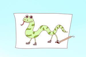 看图猜成语,冲破黑暗见到光明简笔画