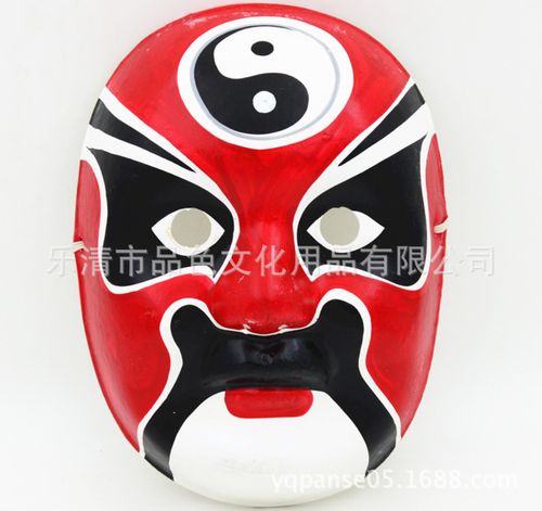 京剧脸谱面具节日演出变脸专用道具房间装饰民间特色