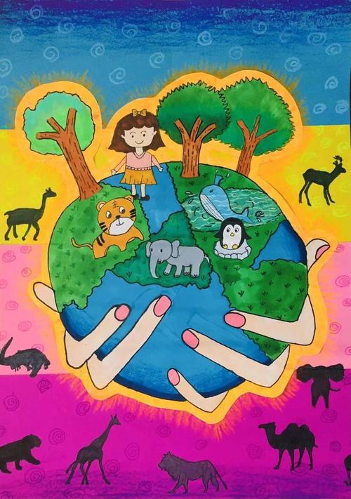 生物多样性我眼中的生物多样性主题绘画精品展焦作篇