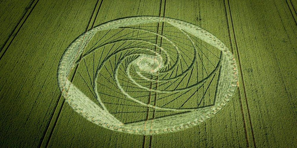皆是人类制造的,若出现更大或更复杂的麦田圈,才能考虑是非人为的