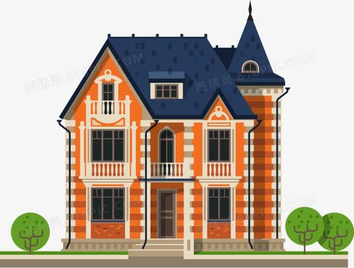 关键词:房子城市建筑高楼城镇都市地产别墅卡通别墅图精灵为您提供