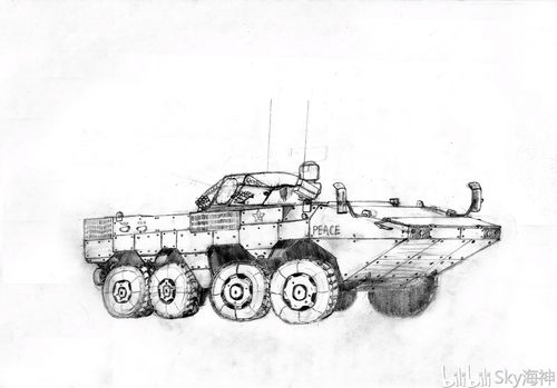 09式步兵战车(激光炮塔)画