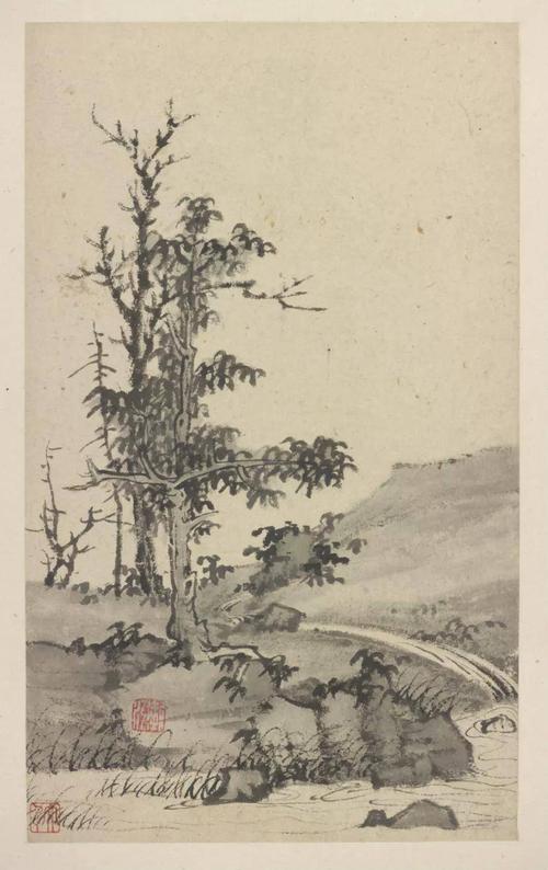 渐江山水画的美学意蕴_倪瓒