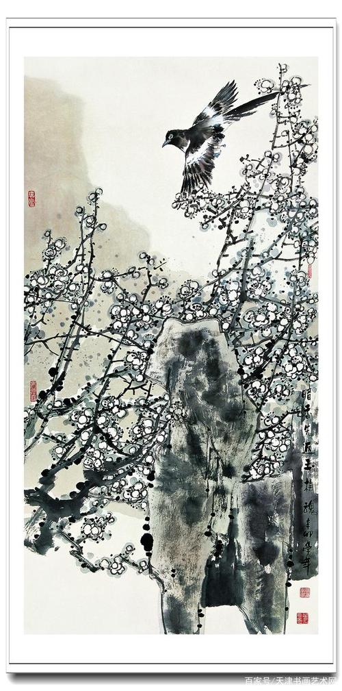 大景花鸟画家高学年作品欣赏