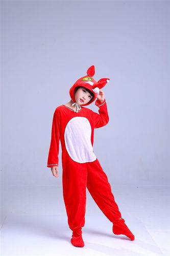儿童动物演出服狐狸