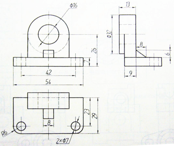 机械制图与计算机绘图 试卷b