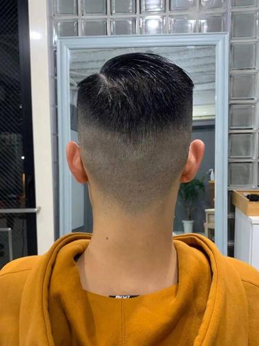 美式渐变油头|男生短发