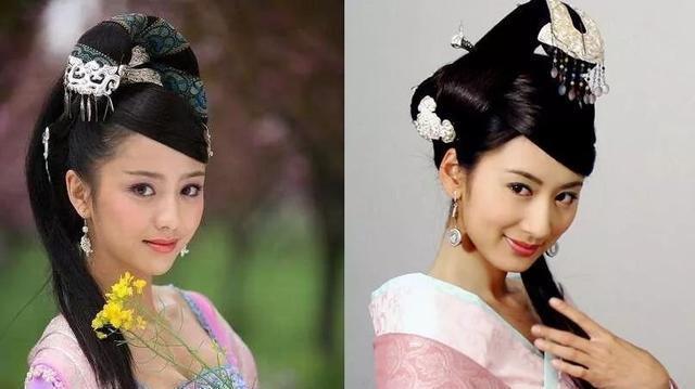 赵飞燕容貌绝色,浓眉大眼.赵合德却是风情万种,媚入人心.