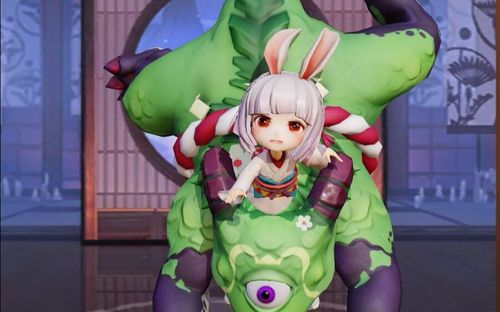 【mz子/决战平安京】我山兔今天套环全中!山兔日文语音及面板鉴赏