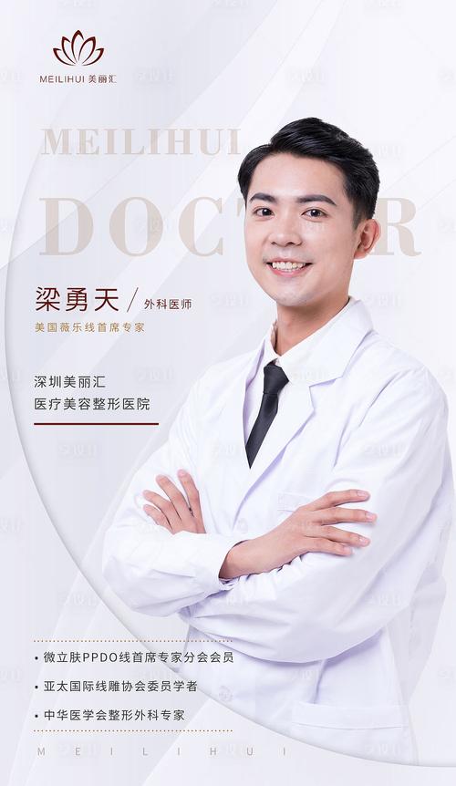 【源文件下载】 海报 医美 整形 人物 专家介绍