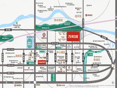 渭南万科城楼盘区位规划
