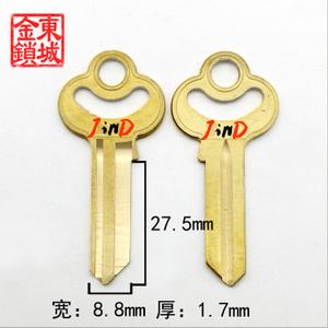 ja016 大柄2寸梅花拷平钥匙坯 钥匙胚批发 民用钥匙模原厂批发