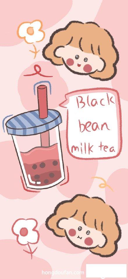 我爱喝奶茶 奶茶简笔画大全