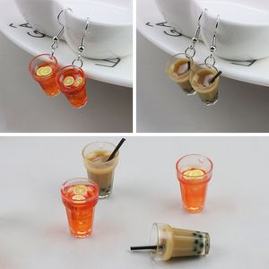 做手工的耳饰diy材料包饰品配件 树脂仿真珍珠奶茶自制耳环小挂件