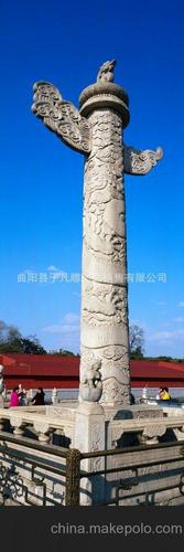 曲阳石雕石雕柱 广场柱 石雕龙柱 滚龙柱 盘龙柱 欧式