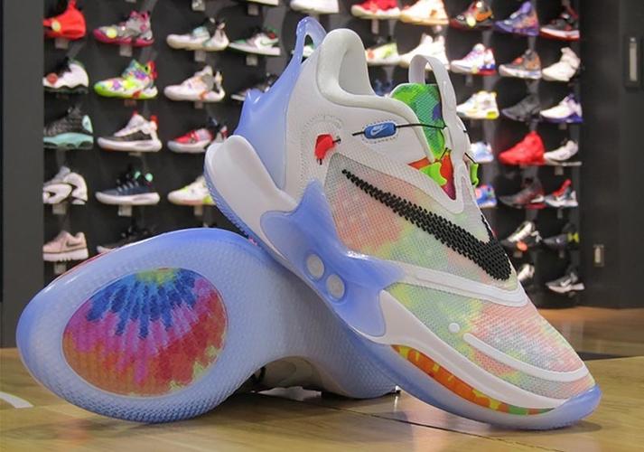 缤纷扎染配色全新nikeadaptbb20有点风骚