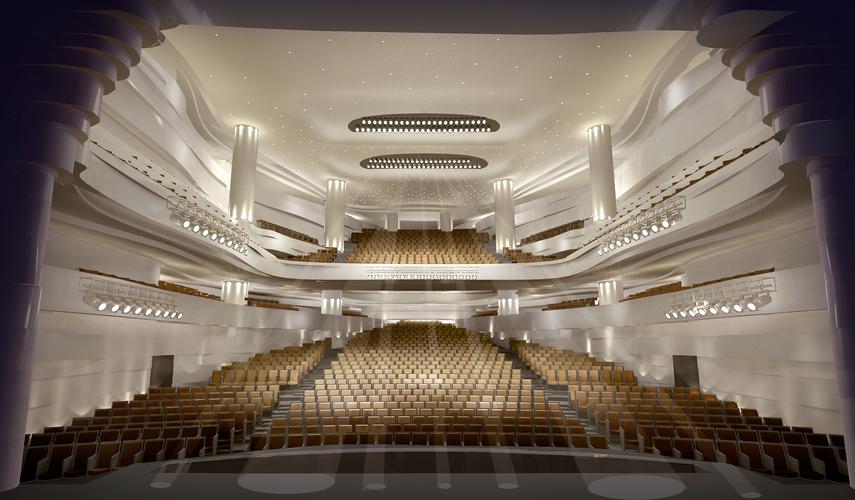 现代风格音乐厅空间设计施工图(附效果图)