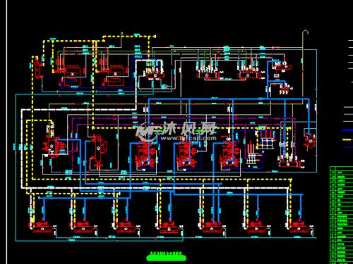 氨机房制冷系统原理图