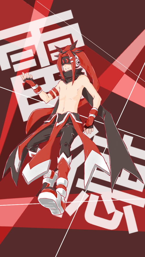 旧设的雷德(这个背景就仿佛进了迪厅一样【x】)