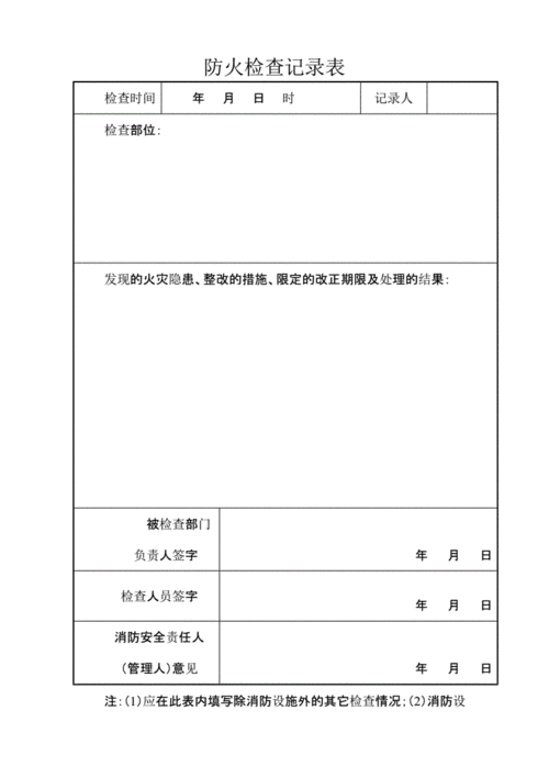 网站首页 海量文档 办公文档 统计图表 防火巡查和消防控制室值班记录