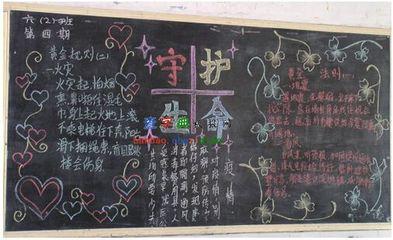 自身守护天使手抄报 手抄报图片大全集