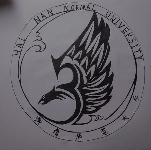 英语3班老鹰logo班徽图案设计模板