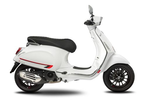 高端踏板摩托vespa,东南亚发布全新sprint及特别版