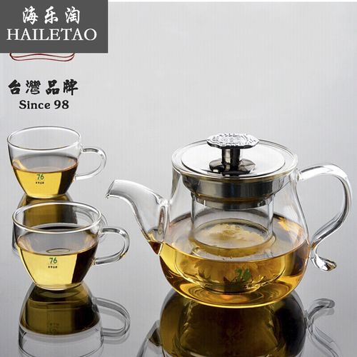台湾品牌玻璃内胆花茶壶台湾飘逸杯耐热过滤茶具玲珑加厚泡茶水壶玻璃