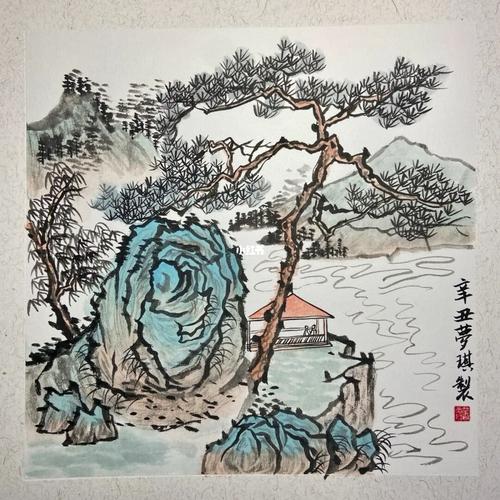 99「皴法」是中国画技法名.