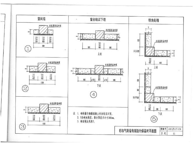 蒸压砂加气混凝土砌块自保温系统建筑构造(中)ppt