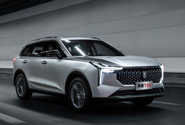 一汽奔腾t55全系上市售价区间为9891269万元