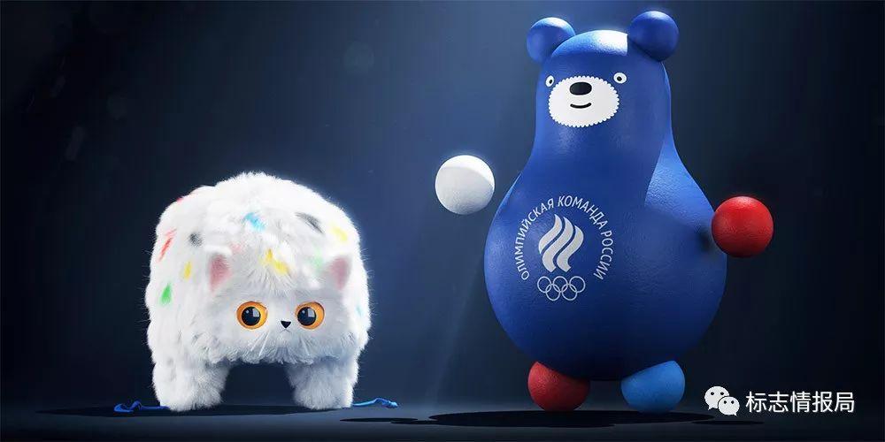 lebedev 为俄罗斯奥委会设计的新吉祥物:帽子猫和不倒翁熊