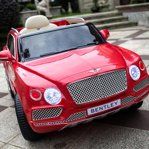 正版授权宾利儿童电动车四轮越野双驱遥控小孩玩具车可坐人宝宝汽车