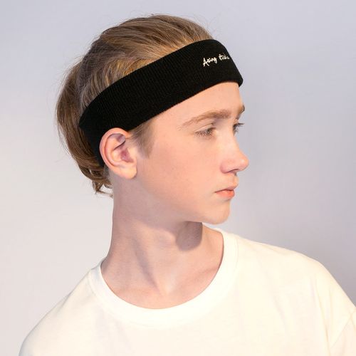 男女街头字母刺绣嘻哈休闲运动头巾发带