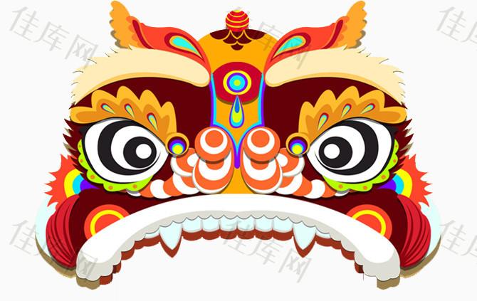 免扣手绘虎头