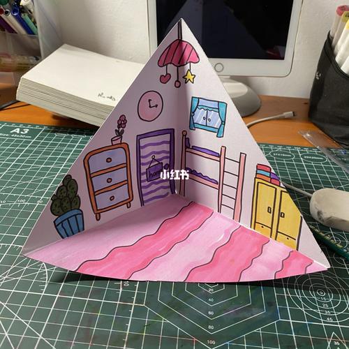 儿童画|我的卧室|立体儿童画|儿童手工_小朋友_母婴