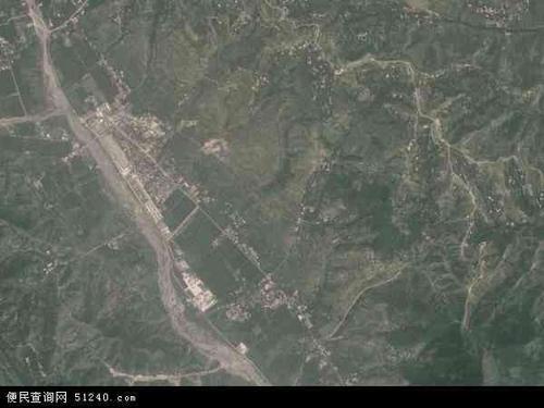 中国河南省洛阳市嵩县大章镇地图(卫星地图)