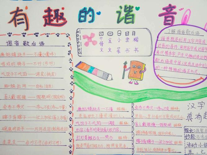 有趣的汉字——综合性学习随记