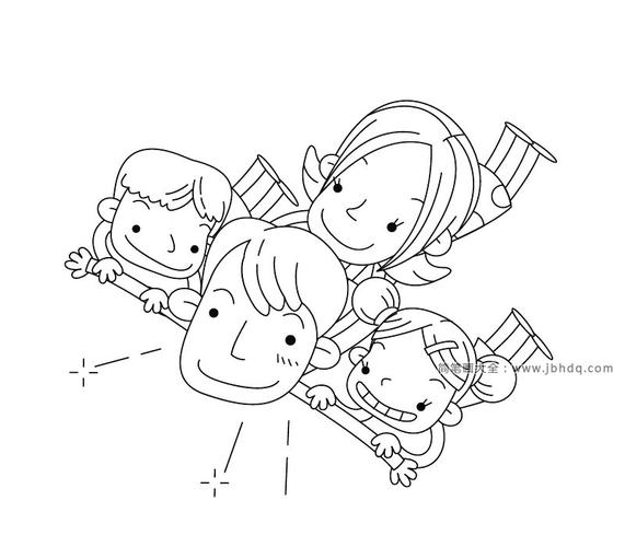 我爱我家简笔画图片